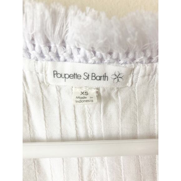 POUPETTE ST BARTH Sasha Mini Dress White Cover-Up Lace XS - Picture 8 of 10